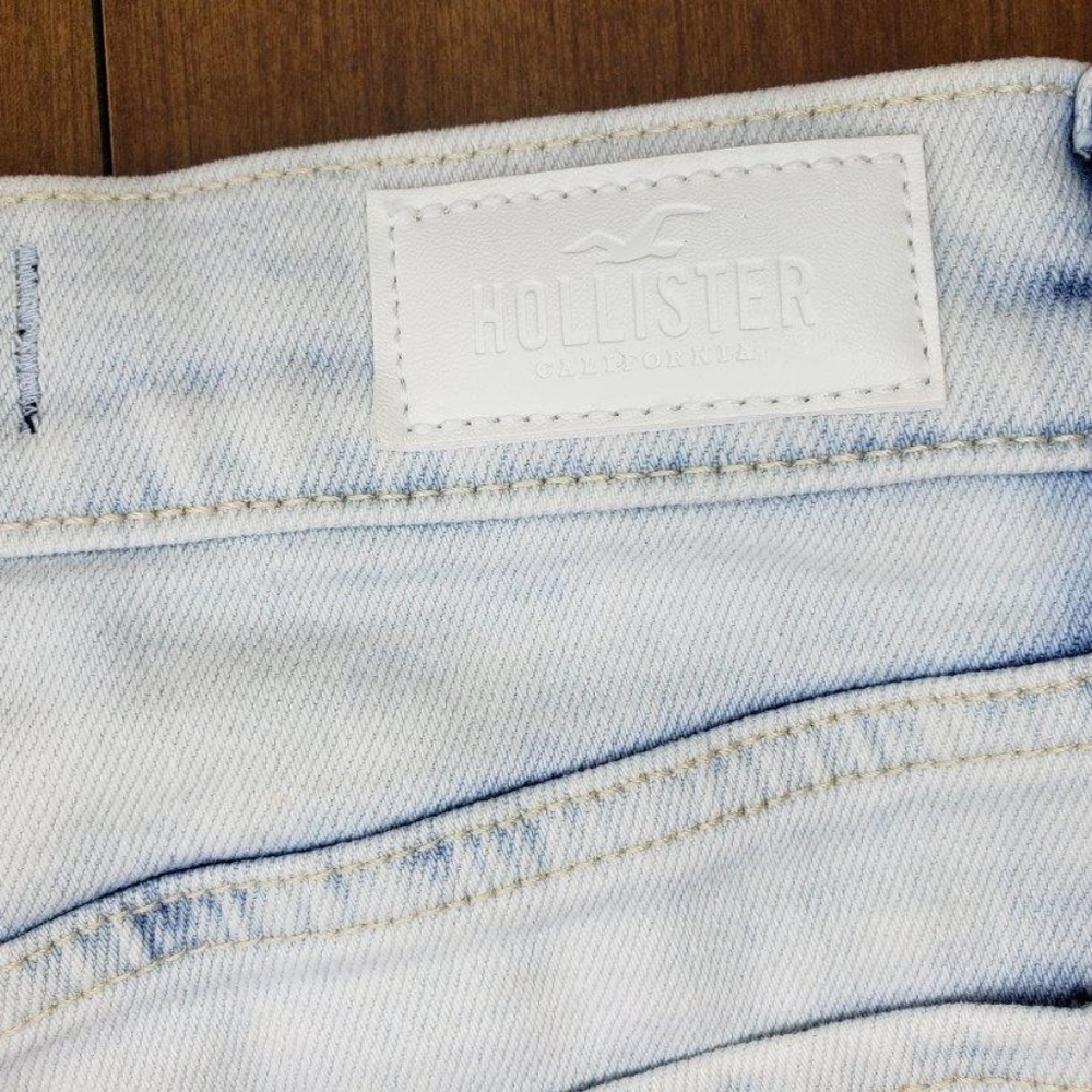 NWT Hollister Ultra DISTRESSED High Rise SHORTS Bermuda Women's W25 Soft Stretch - Picture 11 of 14